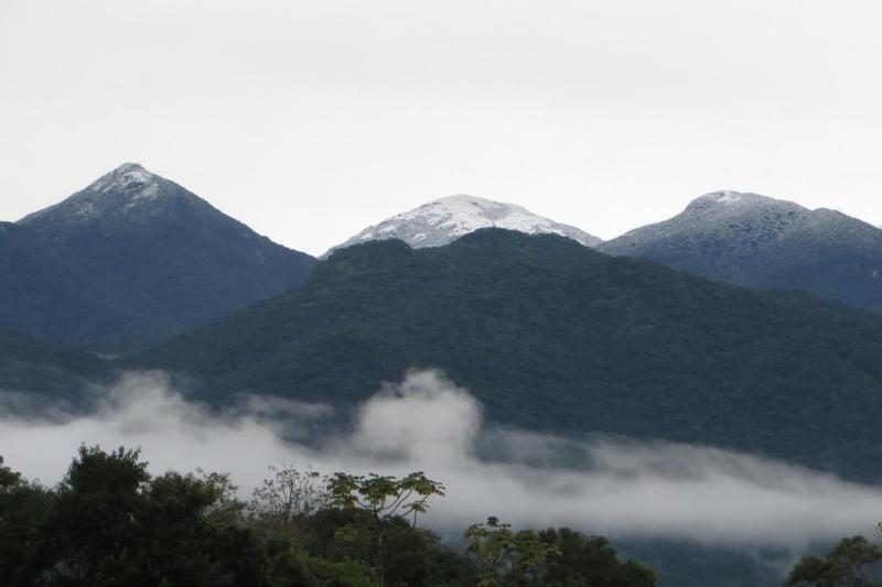 A menor temperatura registrada na Grande Florianópolis foi de -3,2°C - Luiza Andrade Wiggers/Arquivo Pessoal