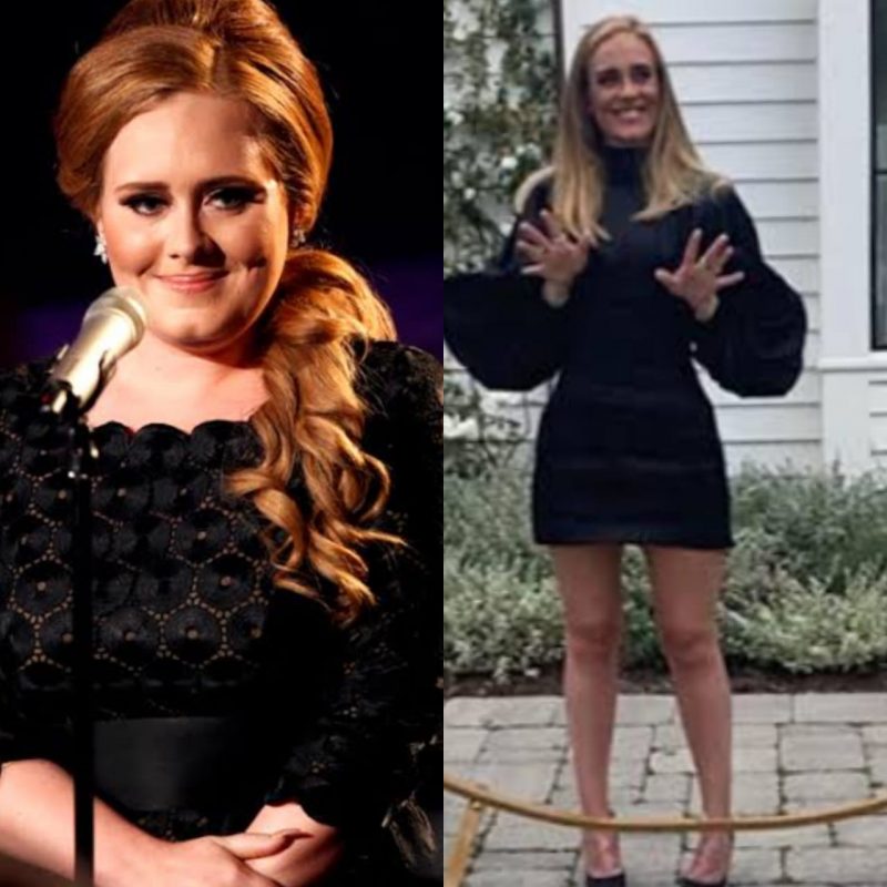 Antes e depois: Adele aparece em vídeo pesando 45 kg a menos