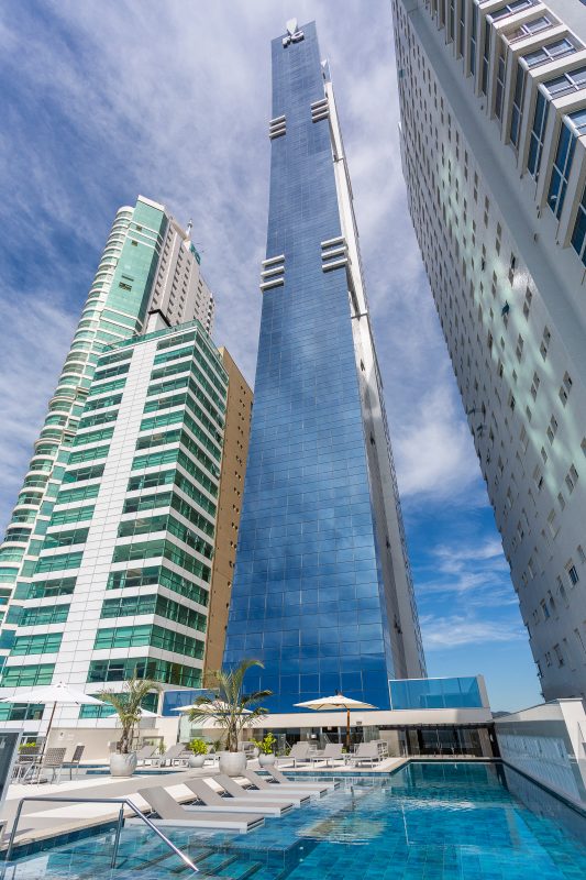 O terceiro lugar da lista tem 190 metros de altura e 55 andares. O Epic Tower, tambm da FG Empreendimentos foi concludo em 2016  Foto: FG Empreendimentos/Divulgao